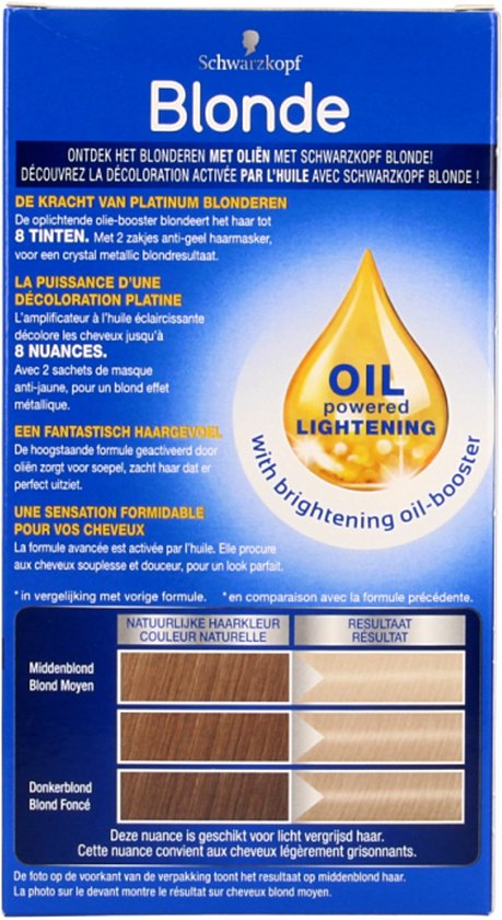 Schwarzkopf Blonde haarverf - Platinum Blond L101