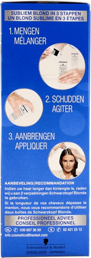 Schwarzkopf Blonde haarverf - Platinum Blond L101