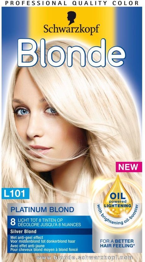 Schwarzkopf Blonde haarverf - Platinum Blond L101