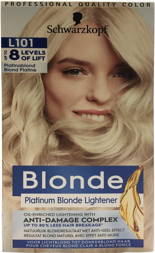 Schwarzkopf Blonde haarverf - Platinum Blond L101