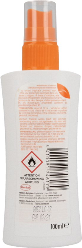 Zensect muggenlotion - Skin Protect Tropical - zonder DEET - 100 ml
