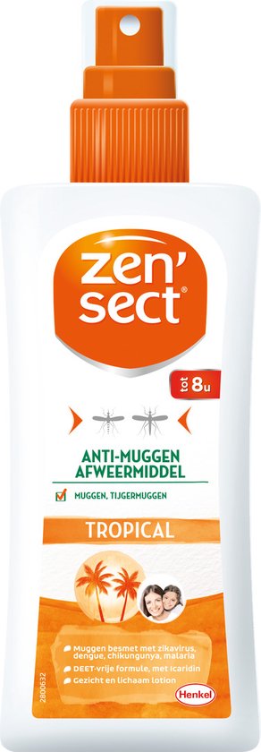 Zensect muggenlotion - Skin Protect Tropical - zonder DEET - 100 ml