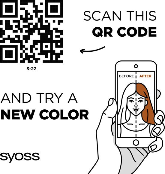 Syoss Oleo Intense haarverf 3-22 - warm donker bordeaux - permanent ammoniakvrij - 100% grijsdekking - 1 stuk