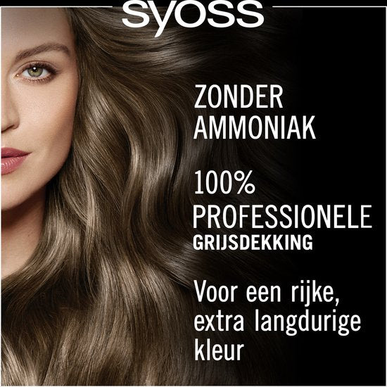 Syoss Oleo Intense haarverf - 6-54 Capuccino Blond - permanent en ammoniakvrij - 100% grijsdekking - 1 stuk