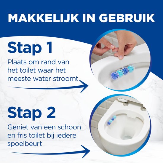Witte Reus toiletblok - kracht actief oceaan - set van 2