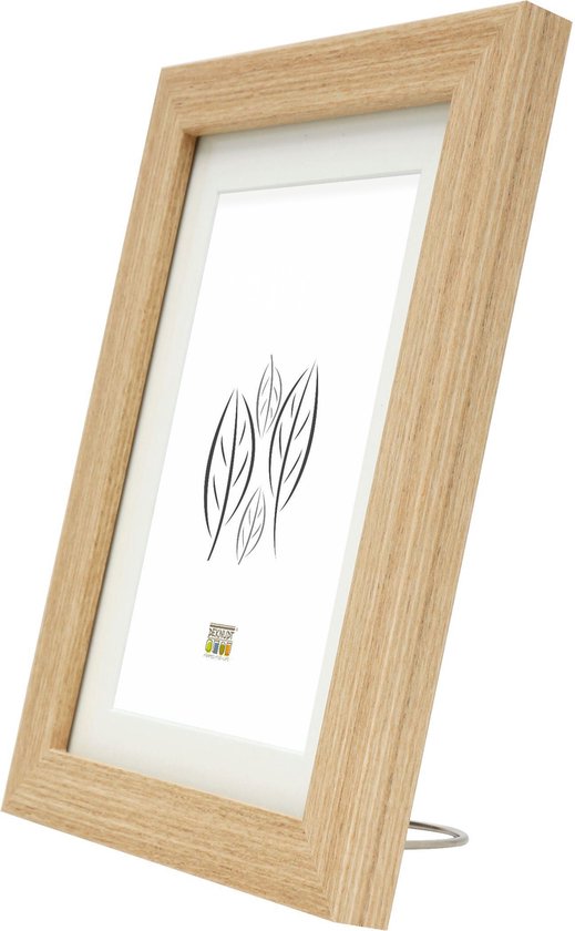 Deknudt Frames fotolijst - passe-partout 10×15/13×18 cm - Naturel