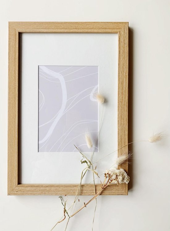 Deknudt Frames fotolijst - passe-partout 10×15/13×18 cm - Naturel