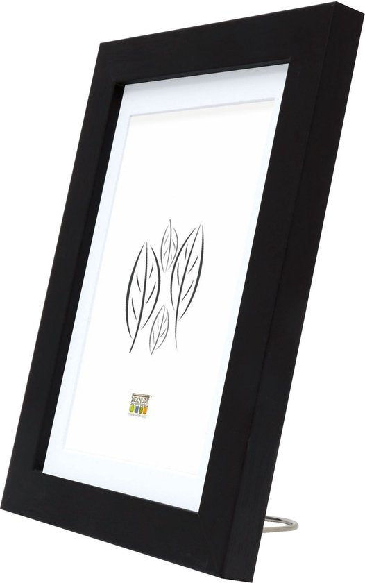 Deknudt Frames fotolijst - passe-partout 10×15/13×18 cm - Zwart