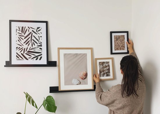 Deknudt Frames fotolijst - passe-partout 10×15/13×18 cm - Zwart