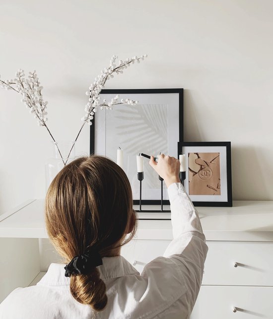 Deknudt Frames fotolijst - passe-partout 10×15/13×18 cm - Zwart