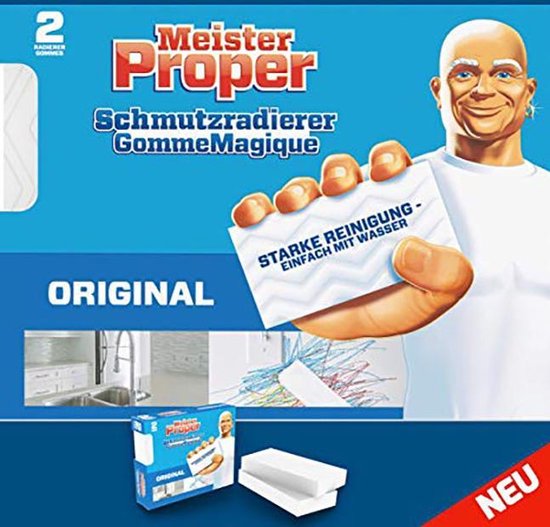 Mr. Proper wonderspons - extra krachtig - 2 stuks