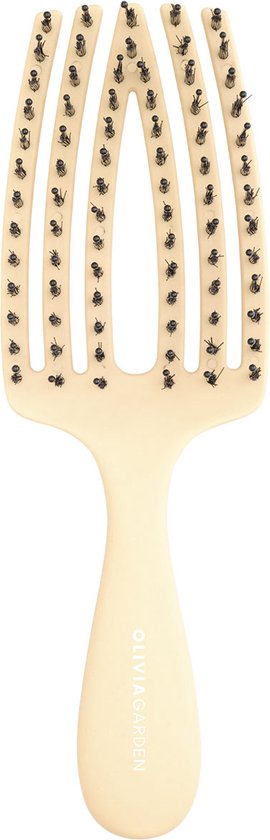 Olivia Garden Fingerbrush mini haarborstel - kids - Geel