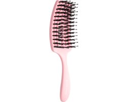 Olivia Garden Fingerbrush Care Mini Kids borstel - Roze