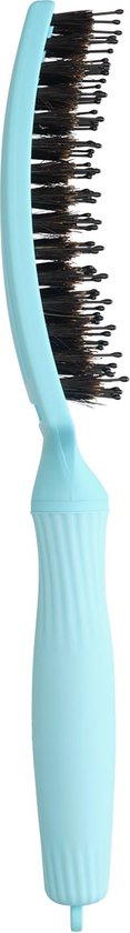 Olivia Garden Fingerbrush haarborstel - boar & nylon - Blue Sky