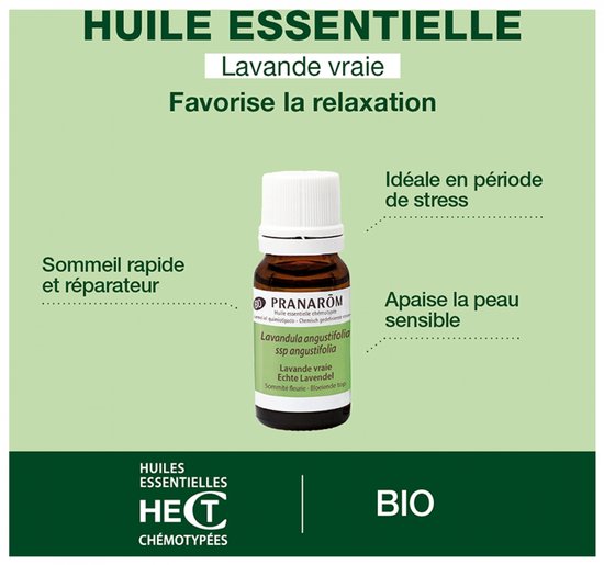 Pranarom etherische olie - echte lavendel - bio - 10 ml