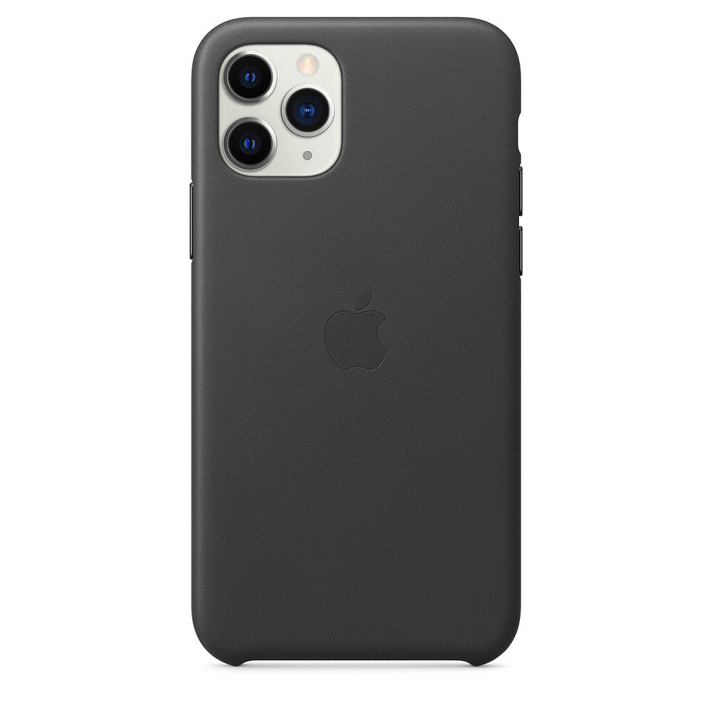 Apple iPhone 11 Pro Leather Case - Zwart