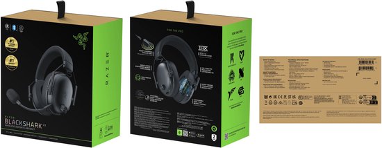 Razer BlackShark V3 gaming headset - wireless 7.1 surround Bluetooth - Black
