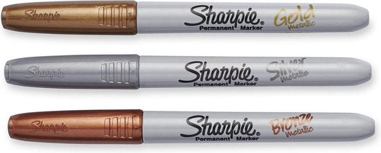 Sharpie stift - metallic - Zilver