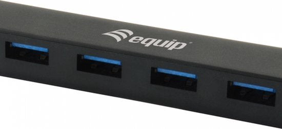 Equip USB-C hub - multiport 4 poorten USB 3.2 Gen 2 - Zwart