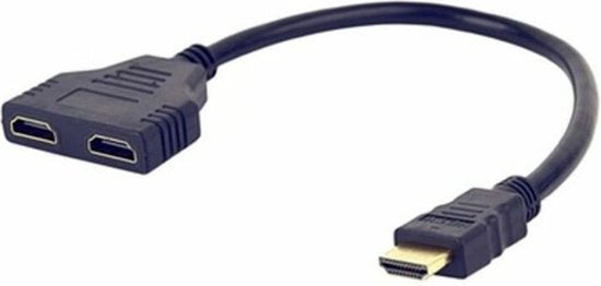 Gembird HDMI adapter - to dual HDMI - Black