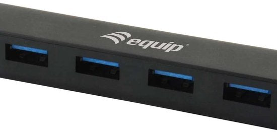 Equip USB-C hub - multi-port 4 ports USB 3.2 Gen 2 - Black