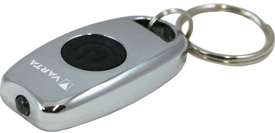 Varta keychain flashlight - metal - 11m beam range - 6 hours runtime