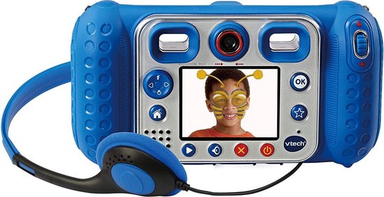 VTech KidiZoom Duo DX kindercamera - 10-in-1 interactief - 4-10 jaar - Blauw