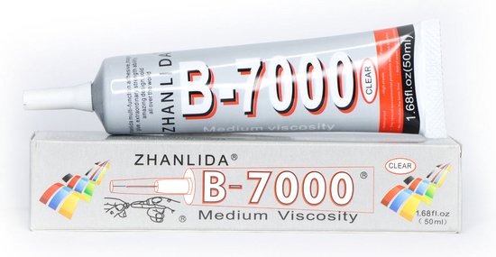 B7000 glue - smartphone/tablet repair - transparent - 50 ml - set of 15
