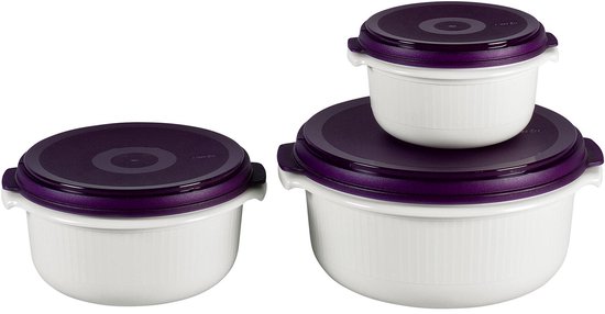 Micro Family magnetronschaal set - 0,5/1,0/1,5 liter - Bosbraam