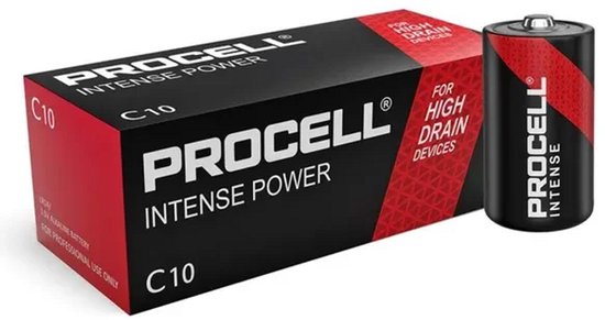 Procell Intense alkaline batterijen - C/LR14 - set van 10