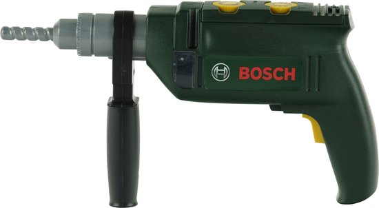 Klein Toys Bosch mini boormachine - speelgoed met licht en geluid - 24,5×15×4 cm - Groen/Rood
