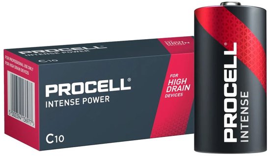 Procell Intense alkaline batterijen - C/LR14 - set van 10
