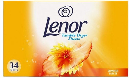Lenor tumble dryer sheets - Summer Breeze - 34 count