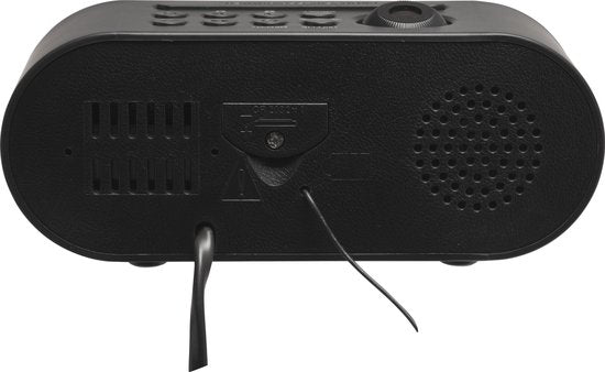 Denver CRP717 wekkerradio - FM projectie 180° dubbele wektijd - Zwart