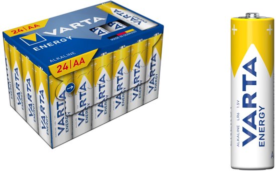 Varta Alkaline Batteries - AA LR06 - 24 pieces
