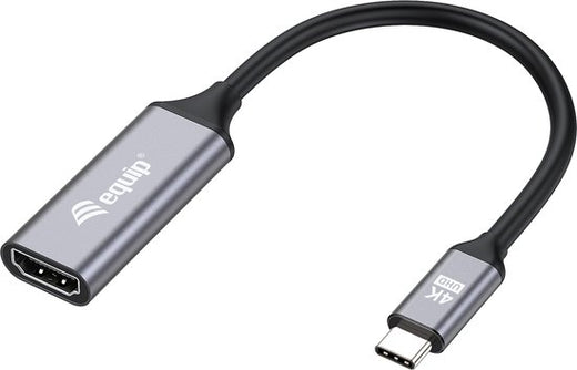 Equip 133491 video adapter - USB-C naar HDMI - 0,15m - Zwart