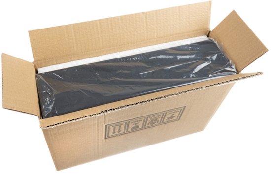Soulima horlogebox Paris - 12 vakjes - 20×30×8 cm - Zwart