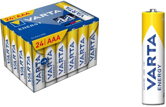 Varta AAA Batteries - Alkaline LR03 - 24 Pack
