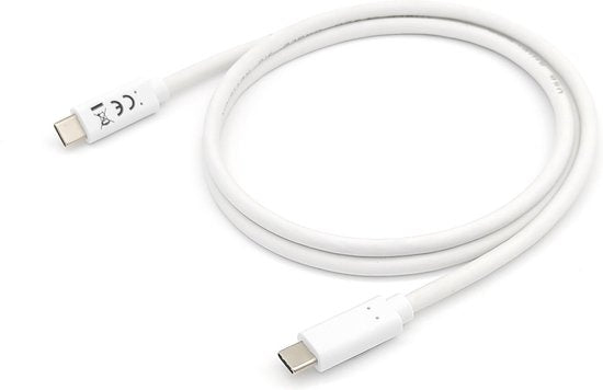 Equip USB Cable - USB-C to USB-C 3.2 - 1m - White