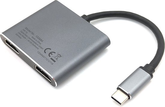 Equip 133484 USB hub - USB 3.2 Type-C - 5000 Mbit/s - Zilver