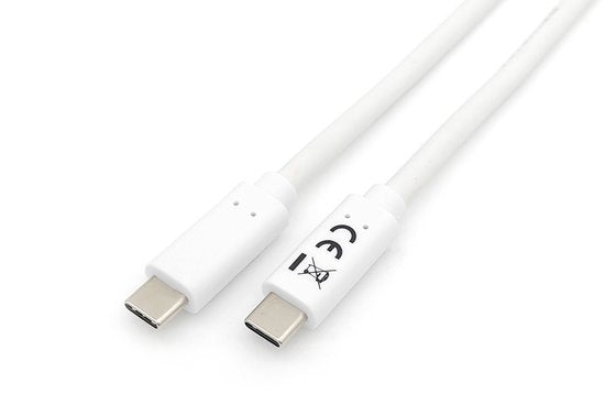Equip USB Cable - USB-C to USB-C 3.2 - 1m - White