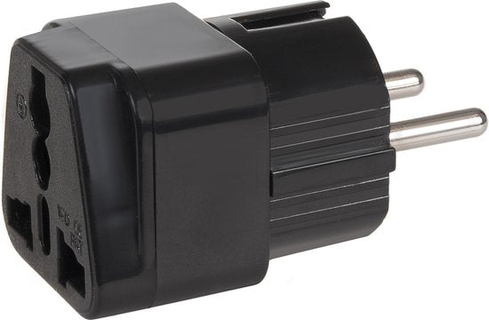 Maclean contactdoos adapter - UK naar EU universeel - MCE155
