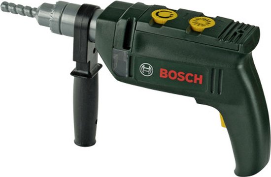 Klein Toys Bosch mini boormachine - speelgoed met licht en geluid - 24,5×15×4 cm - Groen/Rood