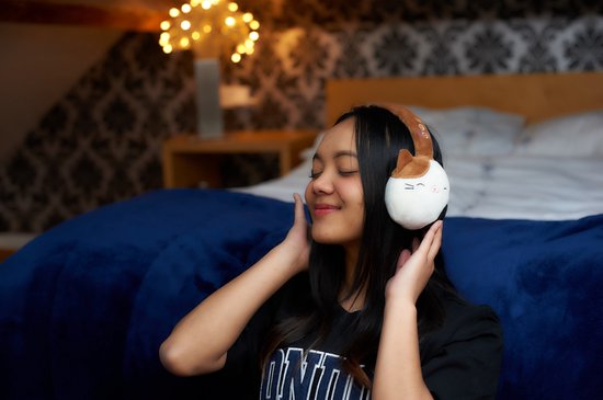 Squishmallows Cam Bluetooth Headphones - Plush Adjustable - with Microphone