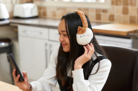 Squishmallows Cam Bluetooth Headphones - Plush Adjustable - with Microphone