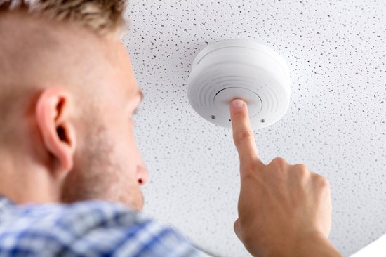 Alecto SD1010 smoke detector - 10-year battery - White