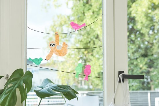 Edding 4095 Chalk Markers - Washable Round Nib 2-3 mm - 9 Colors - 10 Pieces