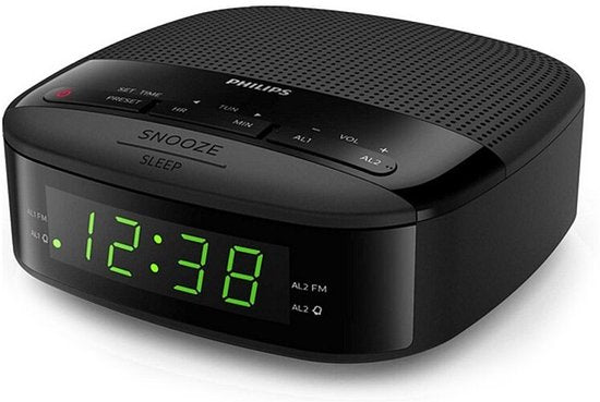 Philips TAR3205 clock radio - digital - Black