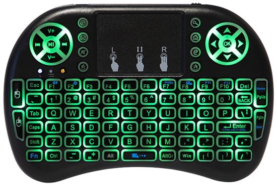 Prolech Blow KS-2 mini toetsenbord - draadloos met achtergrondverlichting en touchpad