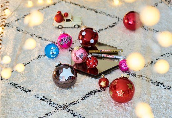 Edding 751/2 paint marker set of 2 - bullet nib 1-2 mm - permanent - Gold, silver